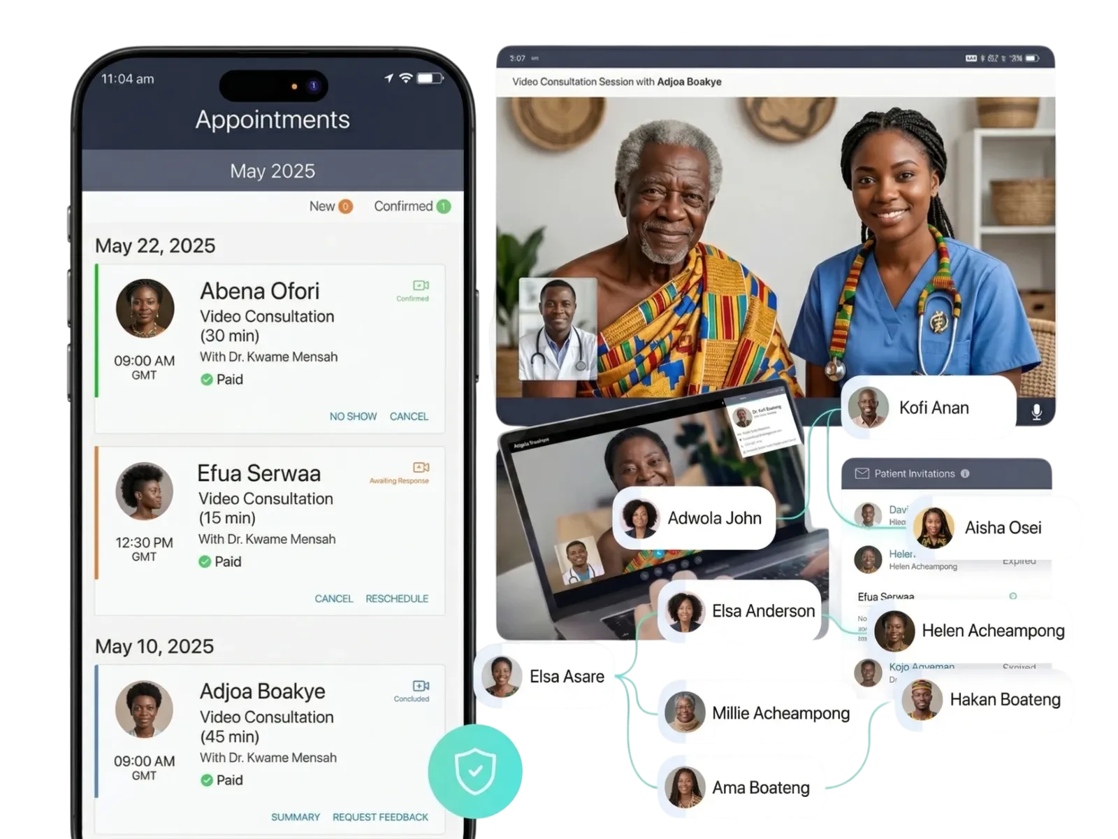 ASV Clinic member experience: appointments, video consultation and patient invitations