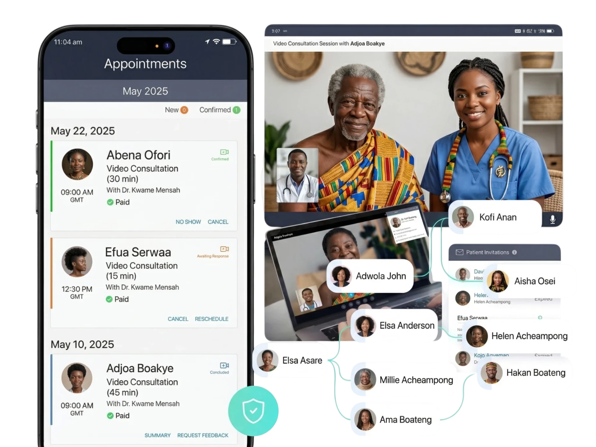 ASV Clinic member experience: appointments, video consultation and patient invitations