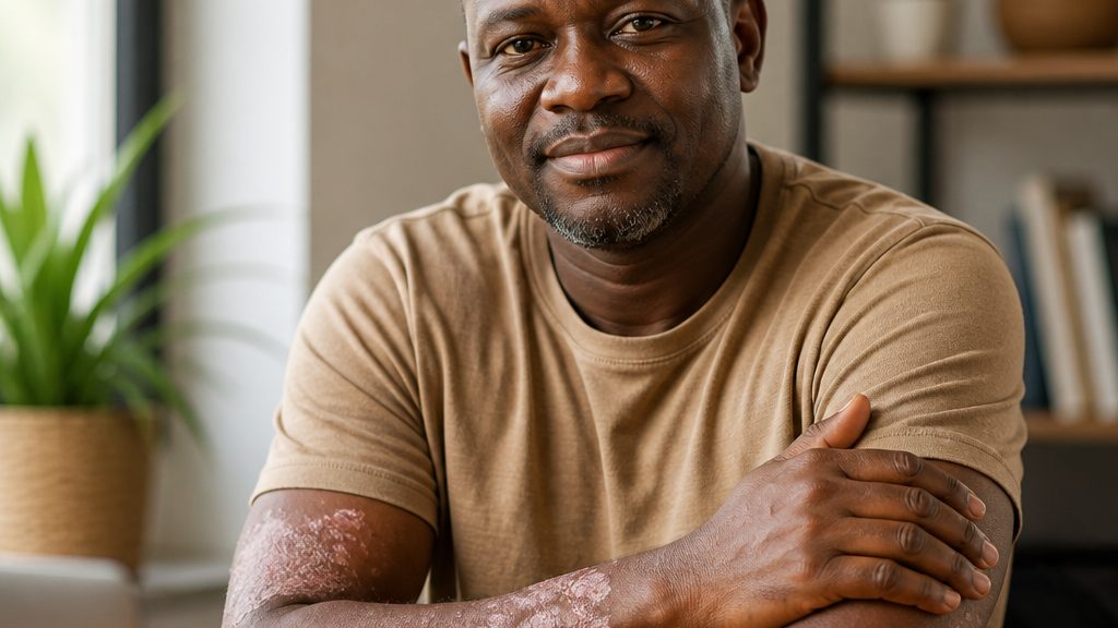 Editorial photo representing chronic skin care