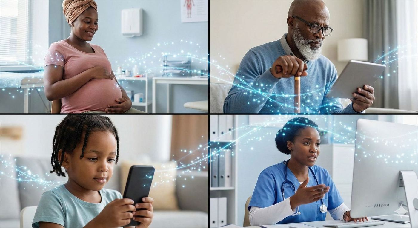 Connected specialist care across pregnancy, paediatrics, geriatrics and clinical teams