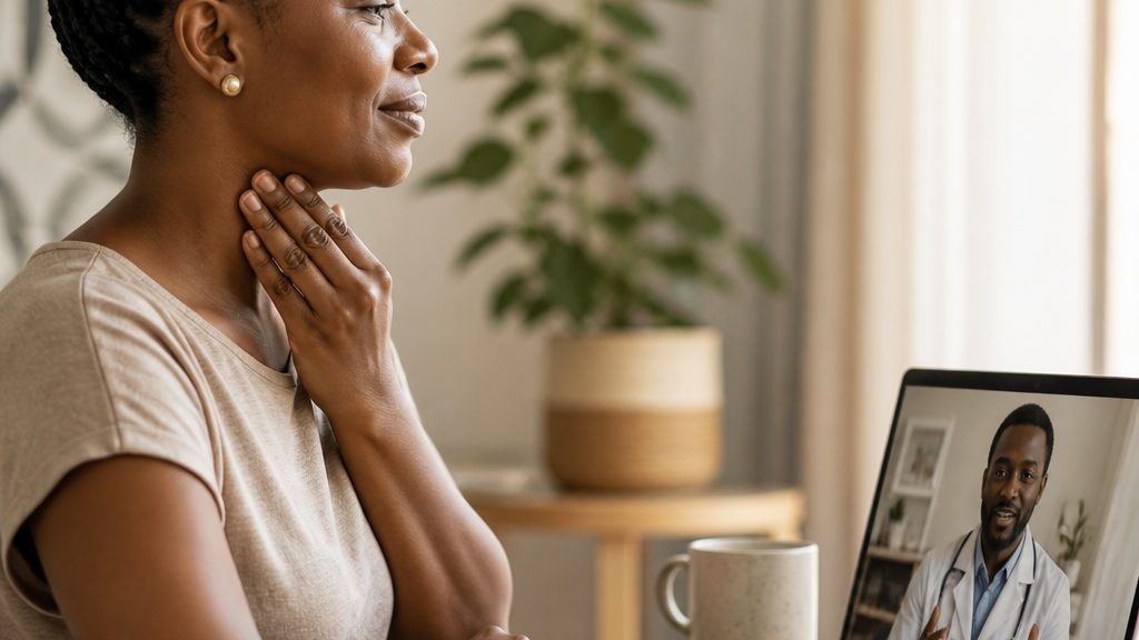 Editorial photo representing endocrine and thyroid care
