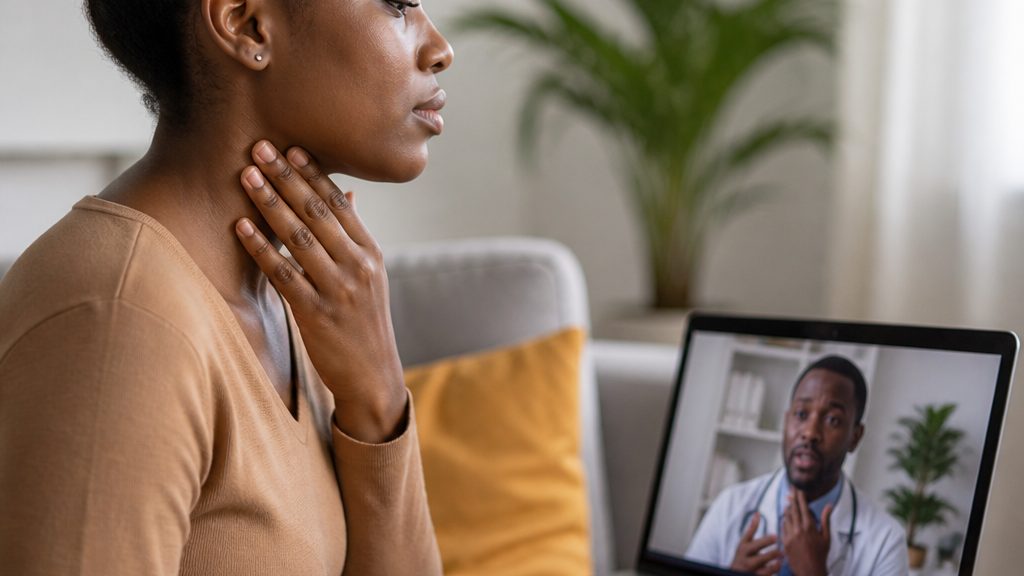 ENT consultation for throat infection