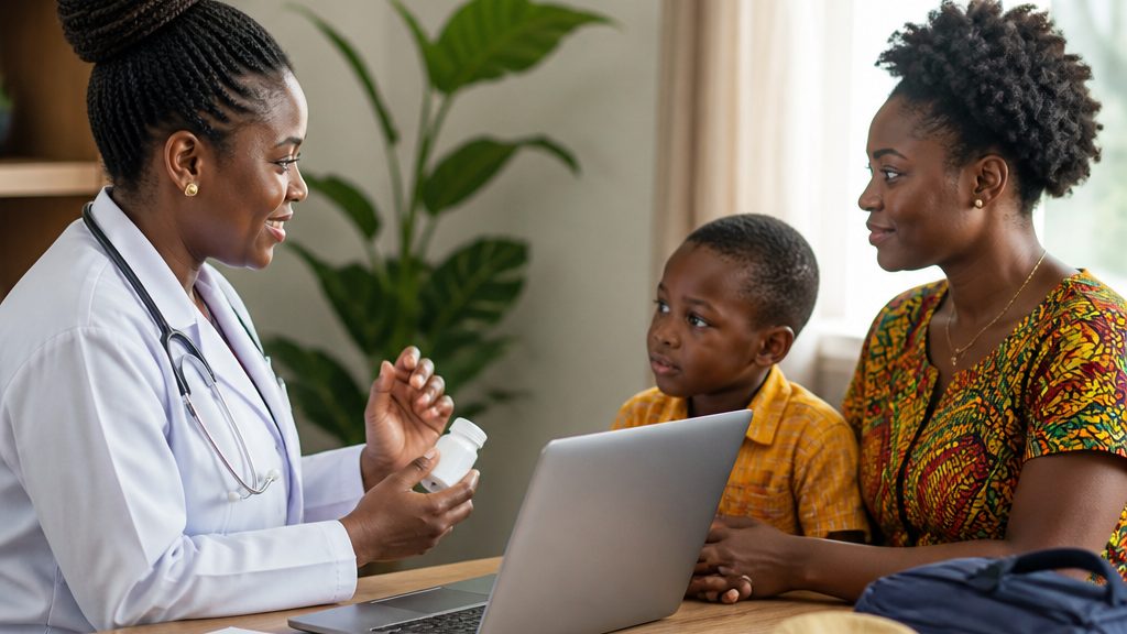 Editorial photo representing travel health consultation