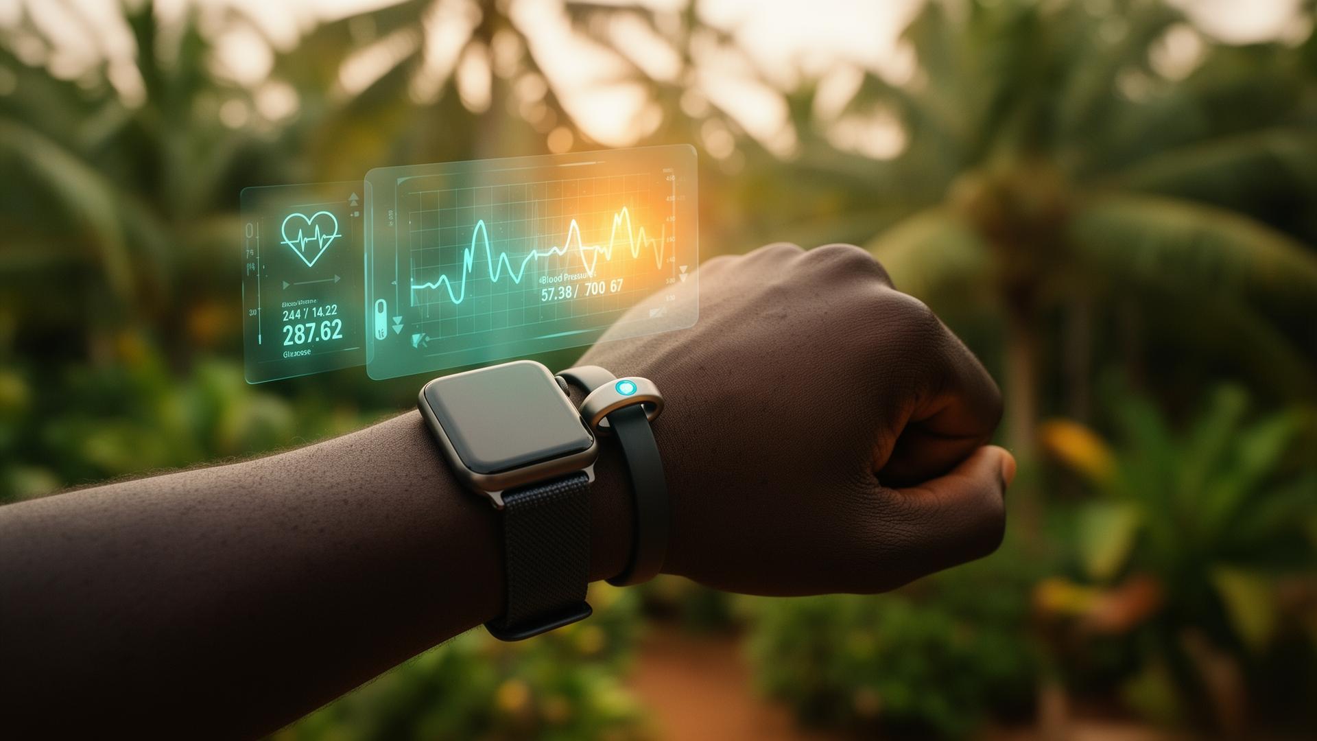 Wearable health devices streaming real-time vitals to a remote care team